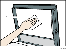 Auto reverse document feeder illustration numbered callout illustration