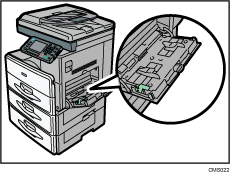 Bypass tray illustration