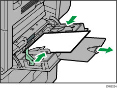 Bypass tray illustration