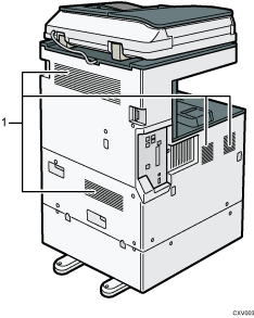 Main unit illustration numbered callout illustration