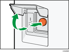 Main power switch illustration