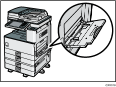 Bypass tray illustration