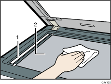 Exposure glass illustration numbered callout illustration
