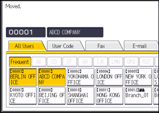 operation panel screen illustration