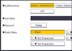 Operation panel screen illustration