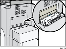 Bypass tray illustration