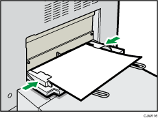 Bypass tray illustration