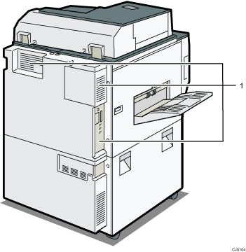 Main unit illustration numbered callout illustration