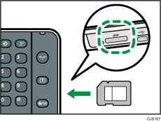 Media slot illustration